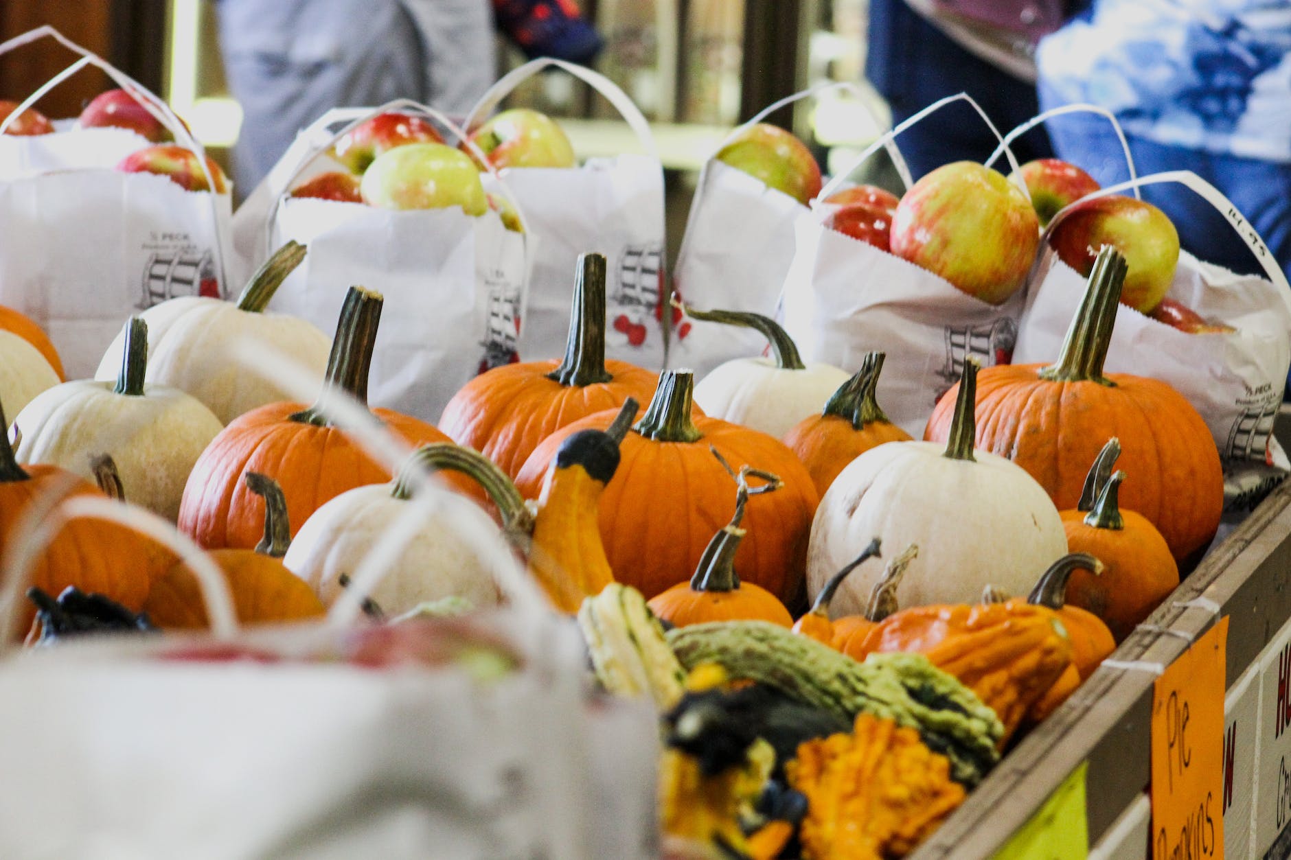 various fruits and vegetables in market