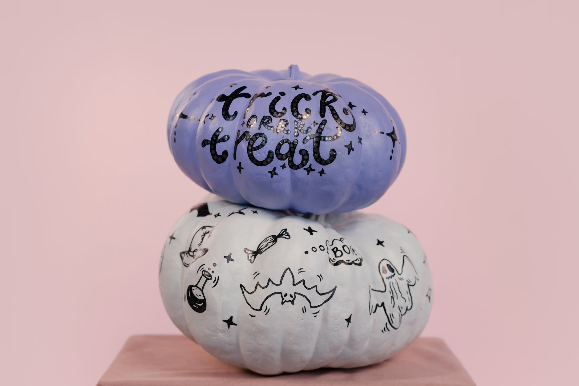 halloween painted pumpkins